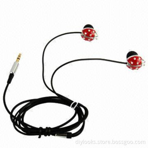 Metal Version of the Diamond Rose Style Earphones